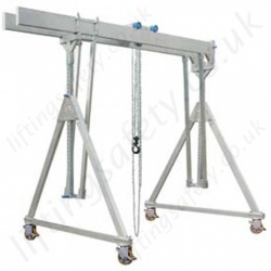 Moveable Under Load Aluminium Gantry Cranes (Safely Move Under Load)