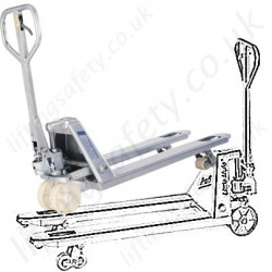 Stainless and Semi-Stainless Steel Pallet Trucks Stainless and Semi-Stainless Steel Pallet Trucks