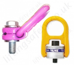 Swivel Eye Bolts Rotating Lifting &amp; Lashing Points, Side Load Certified