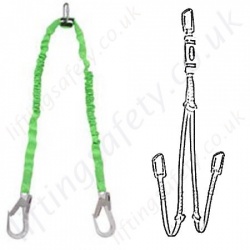 Fall Arrest Lanyards - Twin Leg 100% tie-off Fall Arrest Lanyards - Twin Leg 100% tie-off