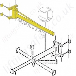 Wall Mounted Swing Jib Cranes Wall Mounted Swing Jib Cranes