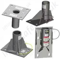 Xtirpa 316 Marine Grade Stainless Steel Bases for 610mm Reach Davits
