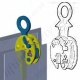 Camlok Vertical Plate clamps for Lifting Sheet Steel Carried Upright Camlok Vertical Plate clamps for Lifting Sheet Steel Carried Upright