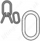 Chain Master Rings & Sub-Master Rings for Grade 8 (80) Chain Slings Chain Master Rings & Sub-Master Rings for Grade 8 (80) Chain Slings