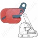 Crosby Horizontal Plate clamps for Lifting Steel Sheets Carried Flat Crosby Horizontal Plate clamps for Lifting Steel Sheets Carried Flat