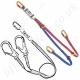 Miller Fall Arrest Lanyards, 100% tie-off - Twin Leg Miller Fall Arrest Lanyards, 100% tie-off - Twin Leg