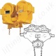 Yale Push Travel Beam Trolleys - Monorail (I Beam) Yale Push Travel Beam Trolleys - Monorail (I Beam)