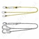 Yale Fall Arrest Lanyards, 100% tie-off - Twin Leg Yale Fall Arrest Lanyards, 100% tie-off - Twin Leg