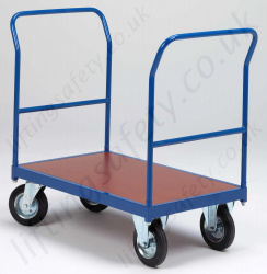 LiftingSafety Double Tubular Ended Trolley, 500kg Capacity, Various Size Options Available