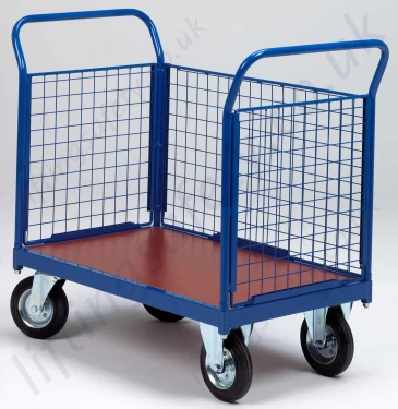 Large Three Sided Mesh Trolley, 500kg Capacity