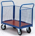 3 Sided Trolley With Mesh Sides And 4 Wheels