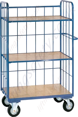 Cage Trolley with Shelves, 500kg Capacity