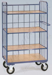 LiftingSafety Cage Trolley, 500kg Capacity, with Option of Two Shelves or Three Shelves