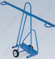 LiftingSafety 2 Wheeled Upright Board Trolley, 300kg Capacity