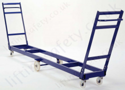 LiftingSafety Long Tyre Trolley Designed to Carry Tyres Safely Horizontally