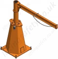 Portable Jib Crane No Hoist Or Transport Trolley