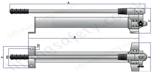 Heavy Duty Welded End Dimensional Drawing Heavy Duty Welded End Dimensional Drawing
