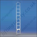 Telescopic Aluminium Ladder - Height Range 0.80m to 3.80m