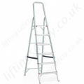 Professional Heavy Duty Telescopic Stepladder with Platform and Handrail