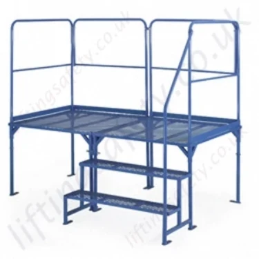 GS Approved Steel Construction Adjustable Work Platform with Epoxy Powder Finish