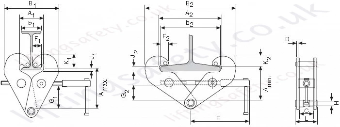 Dimensional Drawings for the Yale YC