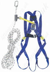 Miller Titan Economy "Roofers Restraint" Height Safety Kit with 2 Point Harness and 10m Automatic Rope Grab.