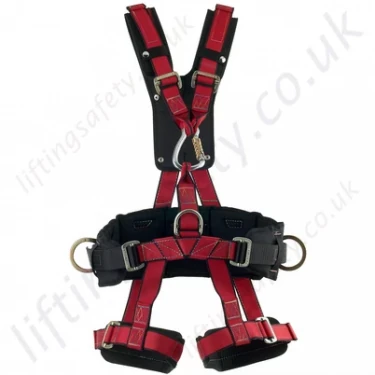 Miller "Tower Harness"  Rope Access Fall Arrest Harness with Front and Rear 'D' Rings & Work Positioning Belt