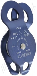 Miller Single Sheave Aluminium Swing Cheek Pulley for Synthetic Rope to Maximum Diameter 12.7mm