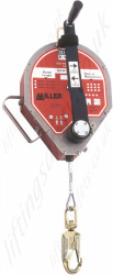 Miller "MightEvac" Fall Arrest Retriever, Inertia Reel Rescue Block with Retrieval Handle. Galvanised/Stainless Cable - 15m