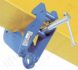 Tractel Adjustable Fall Arrest Beam Clamp Anchorage Point, Width Range 75mm - 235mm