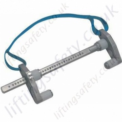 Tractel "Dover Clamp" Fall Arrest Beam Anchorage Point. Fixes to the Flange of a Steel Column (Medium & Large) - Width  120mm - 640mm