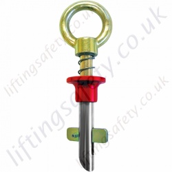 LiftingSafety Spring Loaded Temporary Eyebolt Anchor Points. EN795 Compliant