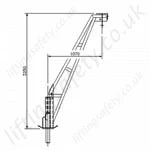 Large Lean-over Man-riding Davit Arms