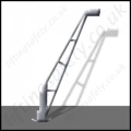Lean-over Man Riding Davit Arm