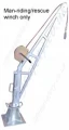 Man-riding rescue winch only