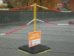 Demarcation Barrier System for Marking Out a Safe Working Zone