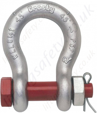 Crosby G2130 G2130oc Bolt Type Bow Lifting Shackles Range From 330kg To 150 000kg Liftingsafety