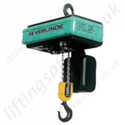 Verlinde Eurochain VL 3 Phase Standard Electric Chain Hoist - Range from 60kg to 10,000kg