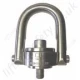 Crosby "SS125" & "SS125M"  Stainless Steel Swivel Hoist Ring Swivel Eye Bolt. Metric & Imperial Thread - Range from 200kg - 22,300kg