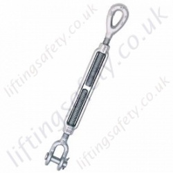 Crosby HG227 Jaw & Eye Turnbuckles Certified for Lifting Applications - Range from 230kg to 34,000kg