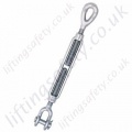 Crosby 'HG227' Jaw & Eye Turnbuckles Certified for Lifting Applications, WLL Range from 230kg to 34,000kg