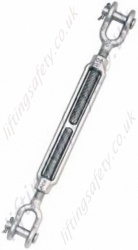 Crosby HG228 Jaw & Jaw Turnbuckles Certified for Lifting Applications - Range from 230kg - 34,000kg