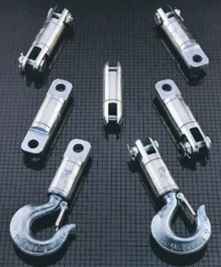 Crosby 'AS6' Eye and Hook Angular Swivel, WLL Range from 400kg to 31,500kg