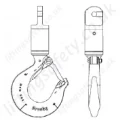 Crosby AS6 Eye and Hook Angular Swivel
