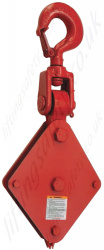 Crosby Regular Wire Rope Sheave Pulley Block with optional Shackle or Hook, WLL Range from 910kg to 6350kg