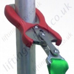 Miller "Barracuda" Elasticated Fall Arrest Lanyard with Unique Scaffold Clamp.  - 0.7 - 1.75m, Various Styles