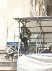 Miller Duraflex Harness And Turbolite On Scaffold Tower