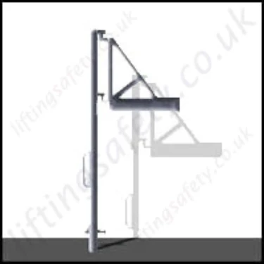 Vertical Pole Davit Arm - Various Ranges Available