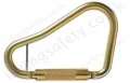 Miller ML05 Double Action Captive Pin Galvanised Steel Self Locking Pear Shaped Karabiner 58mm Gate Opening