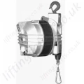 LiftingSafety Spring Balancer. Optional Locking Device - Adjustable, 15kg To 180kg, Cable Length 2.5m or 3m (30 Options)